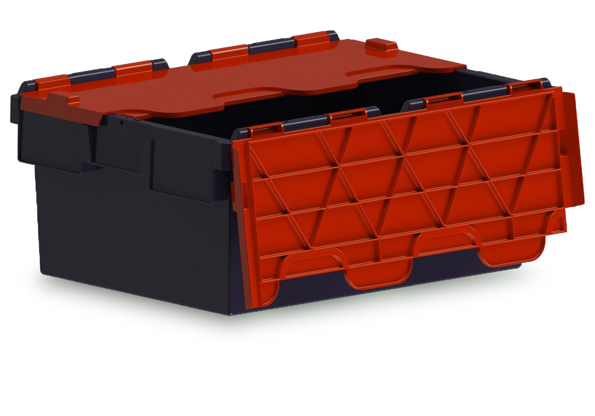 40L Original Totebox Eco Tote Attached Lid Container (600 x 400 x 250h mm)